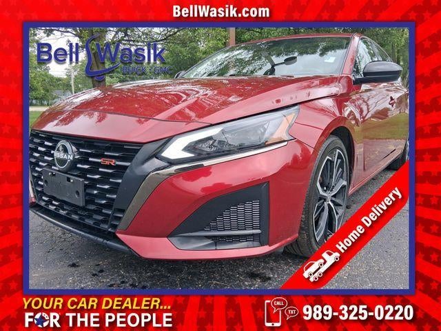 2024 Nissan Altima 2.5 SR in Red — front three-quarter view