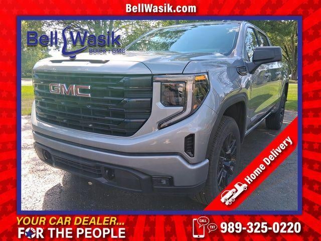 2026 GMC Sierra 1500 Elevation in Sterling Metallic — front three-quarter view