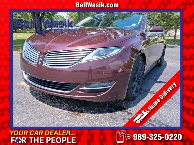 2013 Lincoln MKZ Base in Maroon — front three-quarter view