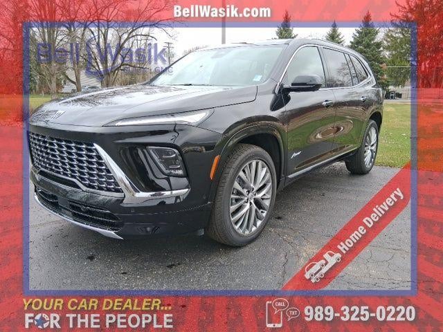 2026 Buick Enclave Avenir in Ebony Twilight Metallic — front three-quarter view